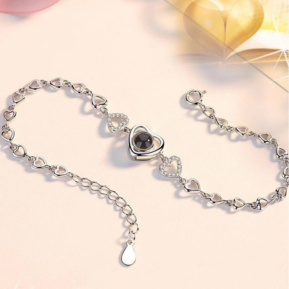 Heart Photo Projection Bracelet