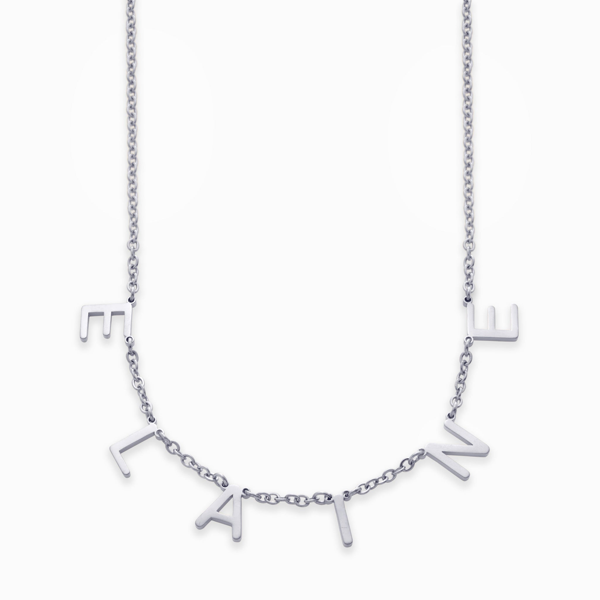 Custom Letter Name Necklace