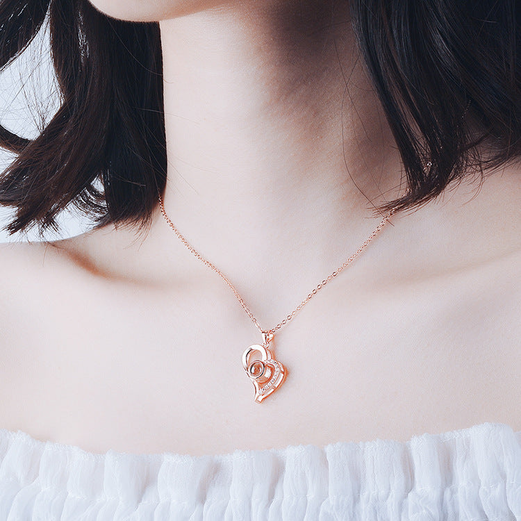 Forever In My Heart PhotoProjection Necklace