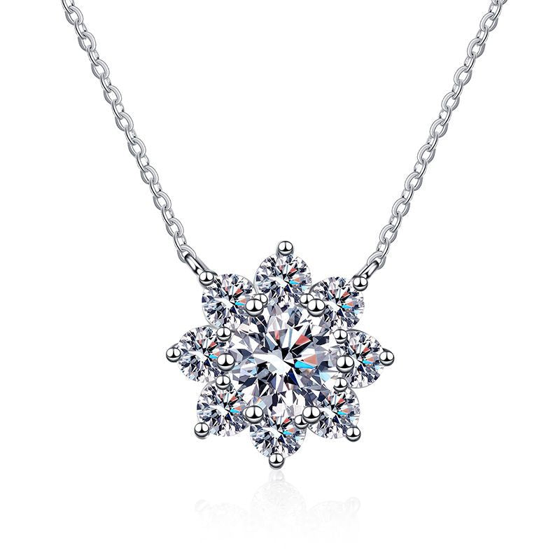 Valentine's Day Gift - Beating Heart Moissanite Diamond Necklace