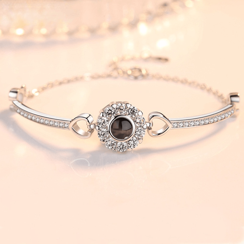 Personalized Photo Projection Bracelets - Angel eyes - Neifall