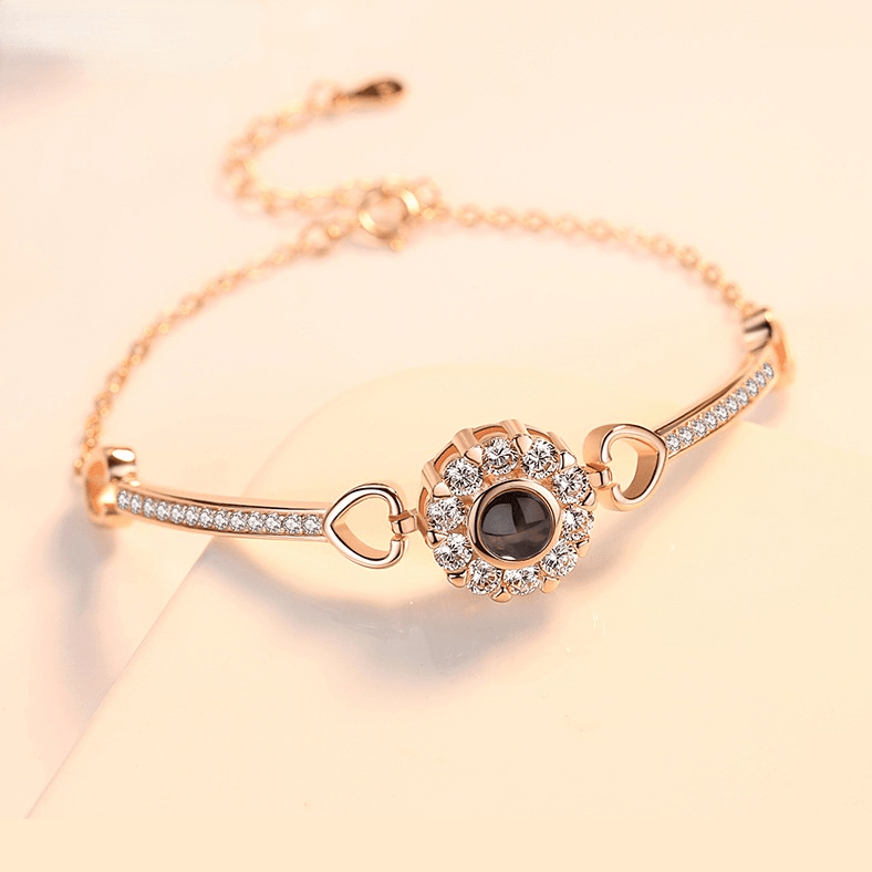 Personalized Photo Projection Bracelets - Angel eyes - Neifall